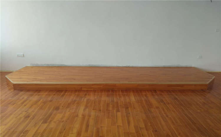 柞木體育館實(shí)木地板安裝工藝
