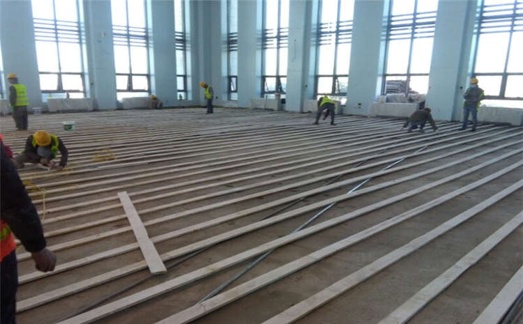 柞木運動體育地板結構