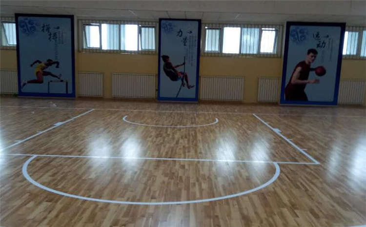 柞木籃球場實木地板一平米價格
