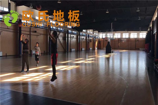 天津YiYi0813籃球中心木地板項目