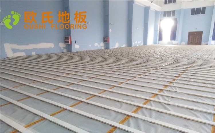 北京平谷區金通源休閑健身中心木地板案例