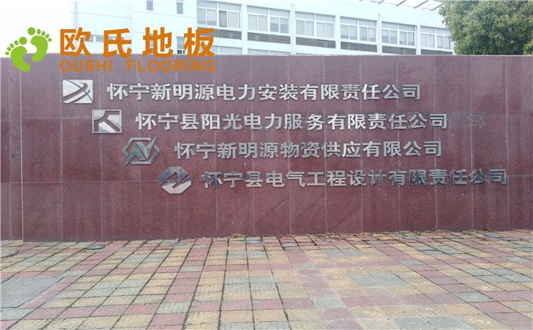 安徽省懷寧縣羽毛球館木地板