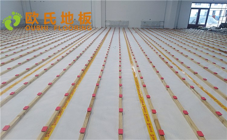 佳木斯市同江消防隊籃球館木地板項目